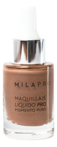 Base de maquillaje en pigmento liquido Mila Pigmentos 2811P MAQUILLAJE LIQUIDO PIGMENTO PURO tono marrón / habano - 20mL 20g