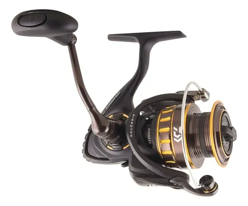 Molinete Daiwa BG 5000 Preto Manivela Direito/Esquerdo Alumínio