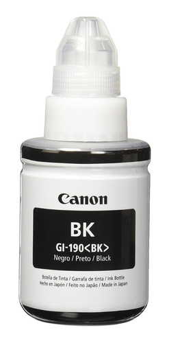 Tinta Botella Canon Gi-190bk - Negra
