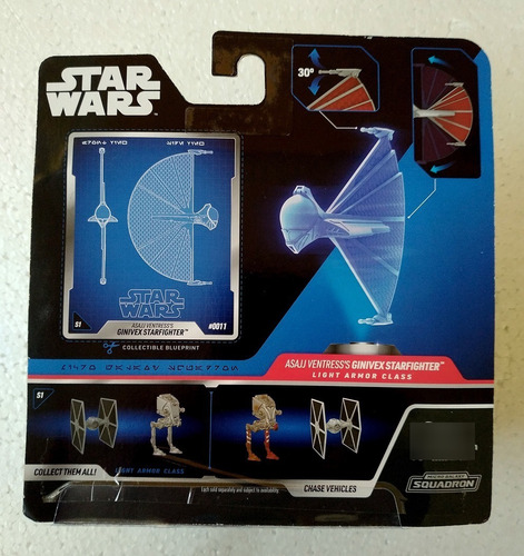 Jazwares Star Wars Galaxy Squad Ginivex Starfighter (Usado)