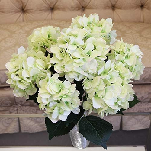 Arbusto De Flores De Seda De Hortensias Larksilk, Siete Cabe
