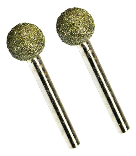 2 Brocas De Cabeza Redonda Con Punta Montada De 10 Mm Y 14