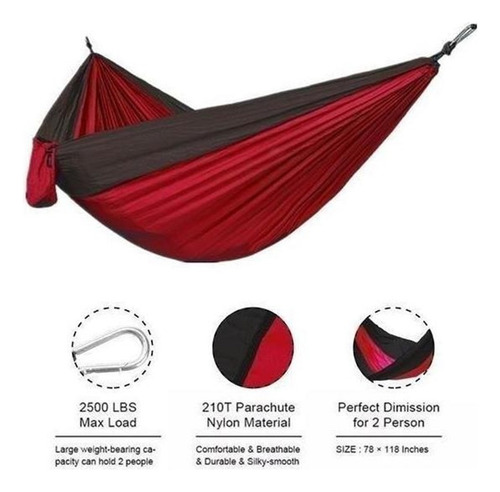 Hamaca Colgante Para Acampar, Viaje, Camping270*140 Cm