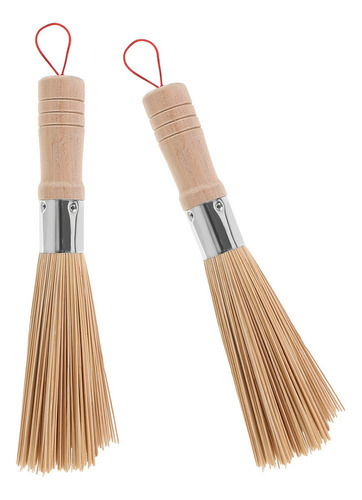 Batidor De Bambú Para Limpiar Wok, 2 Unidades