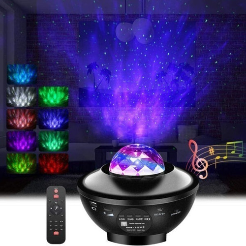 Proyector Luces Cielo Galaxia Parlante Control Remoto