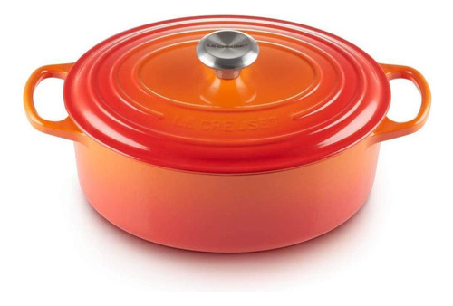 Panela Oval Signature 31 Cm Laranja Le Creuset