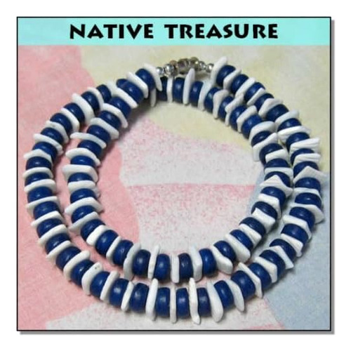 Native Treasure Cuentas De Coco Azul Dodger Para Hombre Y Mu