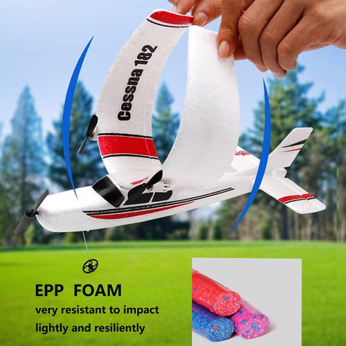 Control Remoto De Espuma Epp Rc Plane De 2.4 Ghz Y 2 Canales