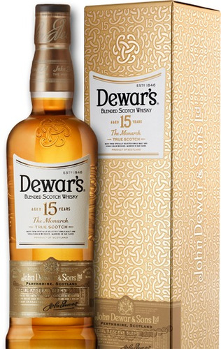 Imagen 4 de 6 de Whisky Dewars 15 Años Special Reserve 1000ml Estuche Metal