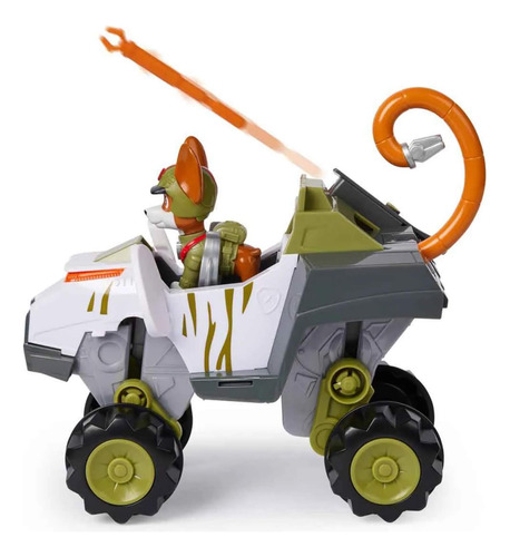 Carrinho Macaco Do Tracker Com Boneco Patrulha Canina