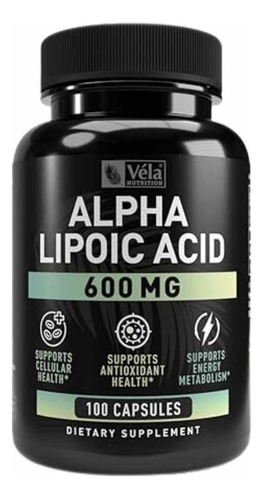 Vela Ácido Alfa Lipoico 100cap - U - Unidad A $1669