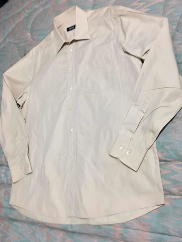 Hugo Boss Camisa De Vestir Para Caballero 43/17 Crema 1