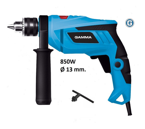 Imagen 3 de 10 de Taladro Impacto Percutor 13mm 850w Gamma Sim Bosch Makita