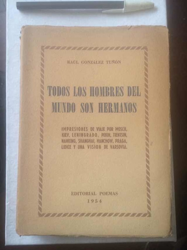 Libro Todos Los Hombres Del Mundo Son Hermanos García Tuñon