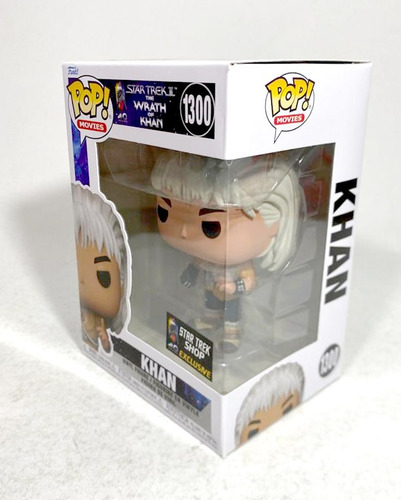 Star Trek Khan Exclusive #1300 Funko Rct (Usado)