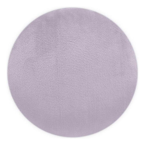 Cojin Decorativo Andrea Circular 30 Cm Suave Lila