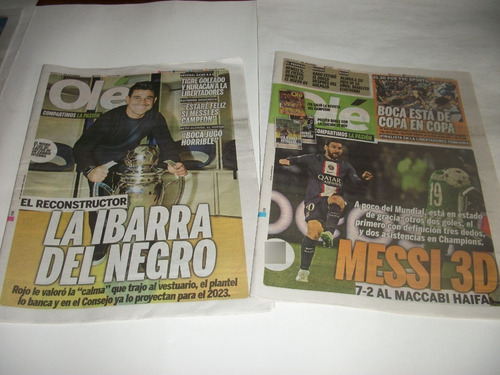Boca Campeon Liga 2022 Con La Ibarra Del Negro Y Poster (Usado)