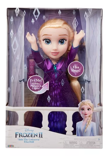 Frozen Elsa e Anna Bonecas Falam Cantam Músicas Disney Dolls