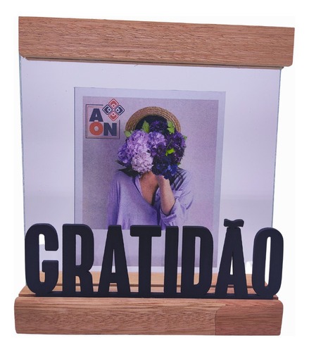 Porta Retrato De Vidro 10x15 Família Amor Gratidão Presente