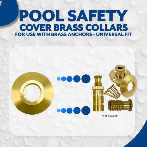 Poolzilla - Juego De 10 Anillos De Disco Para Collar De Bell