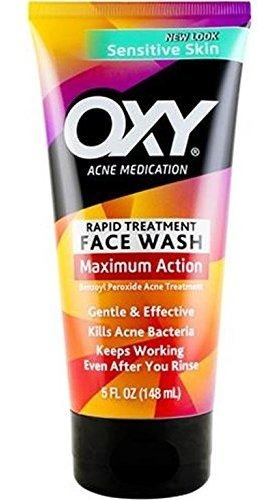 Oxy Maximum Action Sensitive Advanced Face Wash, Botella De 