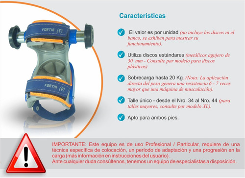 Imagen 5 de 10 de Tobillera Con Peso Regulable | 2,5 A 20 Kg.| Fitness - Gym