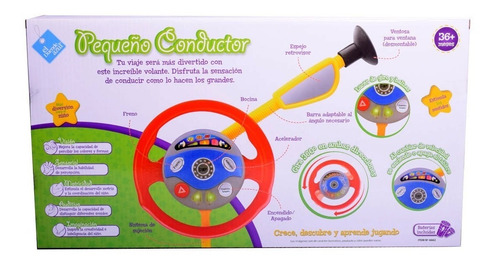Imagen 6 de 9 de Volante Para Bebés Para Auto Mi Pequeño Conductor 6662