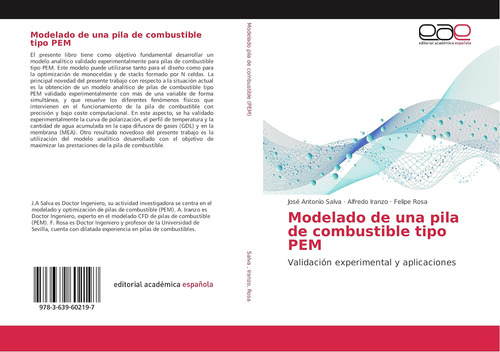 Libro: Modelado De Una Pila De Combustible Tipo Pem: Validac