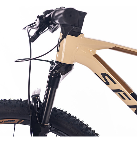 Bicicleta Aro 29 Mtb Xl21' Alumínio Impact Comp 2023 Creme