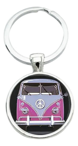 Accesorio Combi Hippie Llavero Circular Metalico 4 Modelos