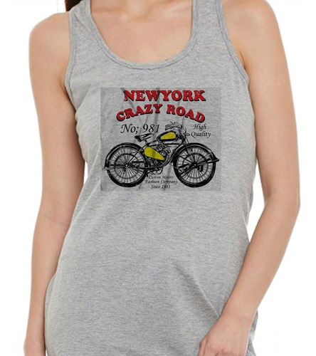 Musculosa New York Crazy Road High Quality 981