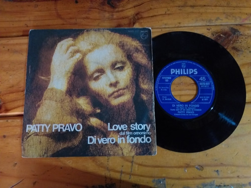 Patty Pravo Love Story Vinilo Simple 7' Italia Pop 1971