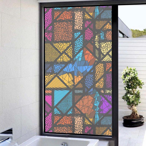 Película De Ventana 3d Electrostatica Para Ventanas Baño