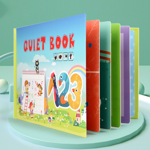 Book Toys, Libro Educativo Y Silencioso Para Bebés