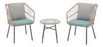 Comprar Juego De Sillas De Patio 3 Piezas, Muebles De Jardín Wicker