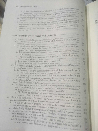 Libro La Esencia Del Amor, Dietrich Von Hildebrabd