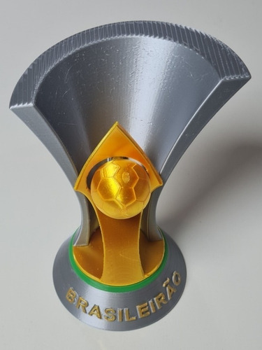 Miniatura Taça Campeonato Brasileiro Feita Em Impressão 3d