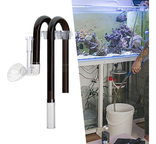 Aquarium Lily Tip Tip Tipa De Entrada De Agua Negro De 16 Mm
