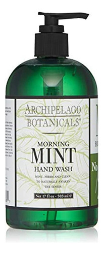 Archipelago Botanicals Mañana Menta Jabón De Manos, 17 Fl