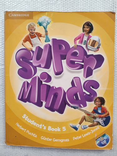Libro Super Minds Student's Book 5. Puchta- Cambridge. Usado