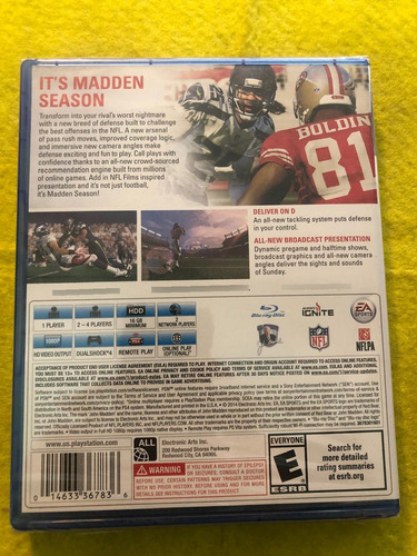 Madden Nfl 15 Ps4 Fisico Nuevo Sellado