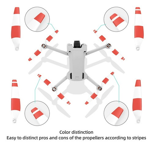 8pcs 6030f Drones Palas De Hélices Para Dji Mini 3 Pro/4 Pro