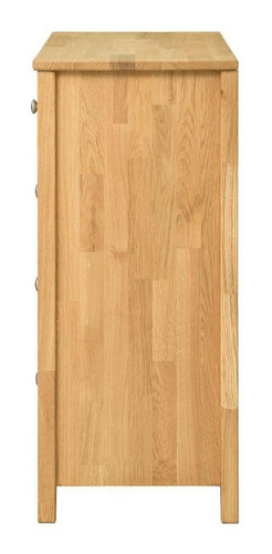 Cómoda En Madera Natural 100% Maciza Roble Ref: Maciza58