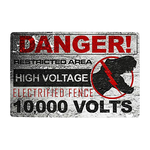 Señales - Movie Poster High Voltage Metal Warning Sign World