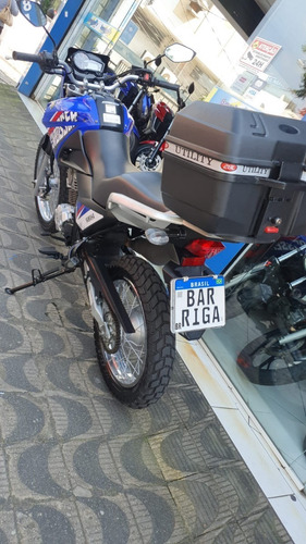 Imagem 8 de 12 de Yamaha Xtz 150 Crosser Z Flex 2018 Azul Impecável