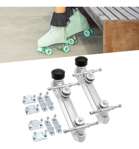 1 Par De Base De Skate De Quatro Rodas, 24,05cm