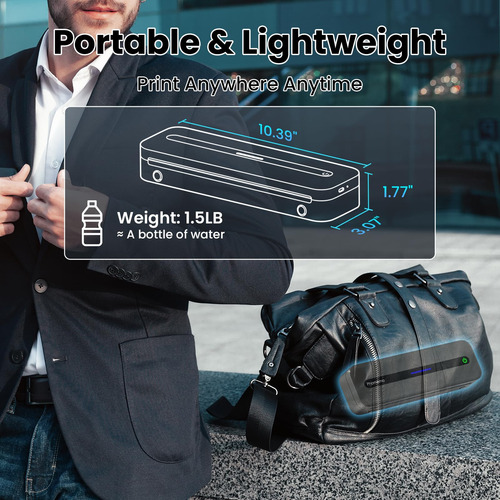 Impressora Portátil Phomemo M832 Térmica Sem Tinta Com Estoj