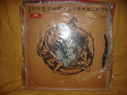 Vinilo Jon Lord Sarabande Ex Deep Purple Si2