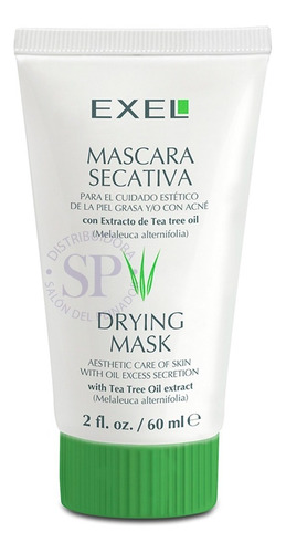 Mascara Secativa Con Extracto De Tea Tree Oil Exel 60g