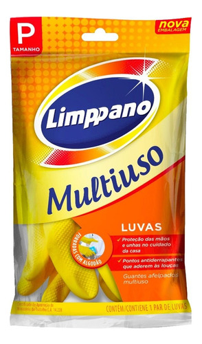 Luva Multiuso Forrada com Algodão Limppano Tam P